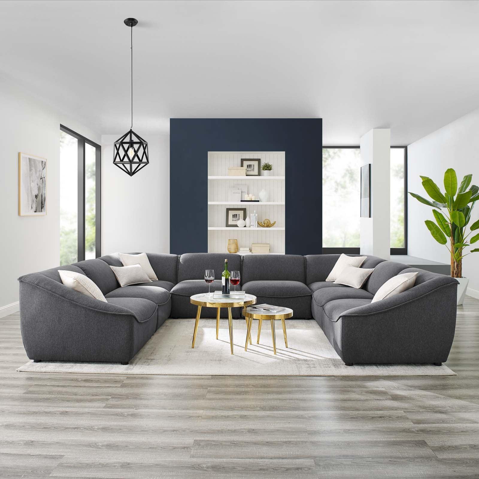 Modway Comprise 8-Piece Sectional Sofa FredCo