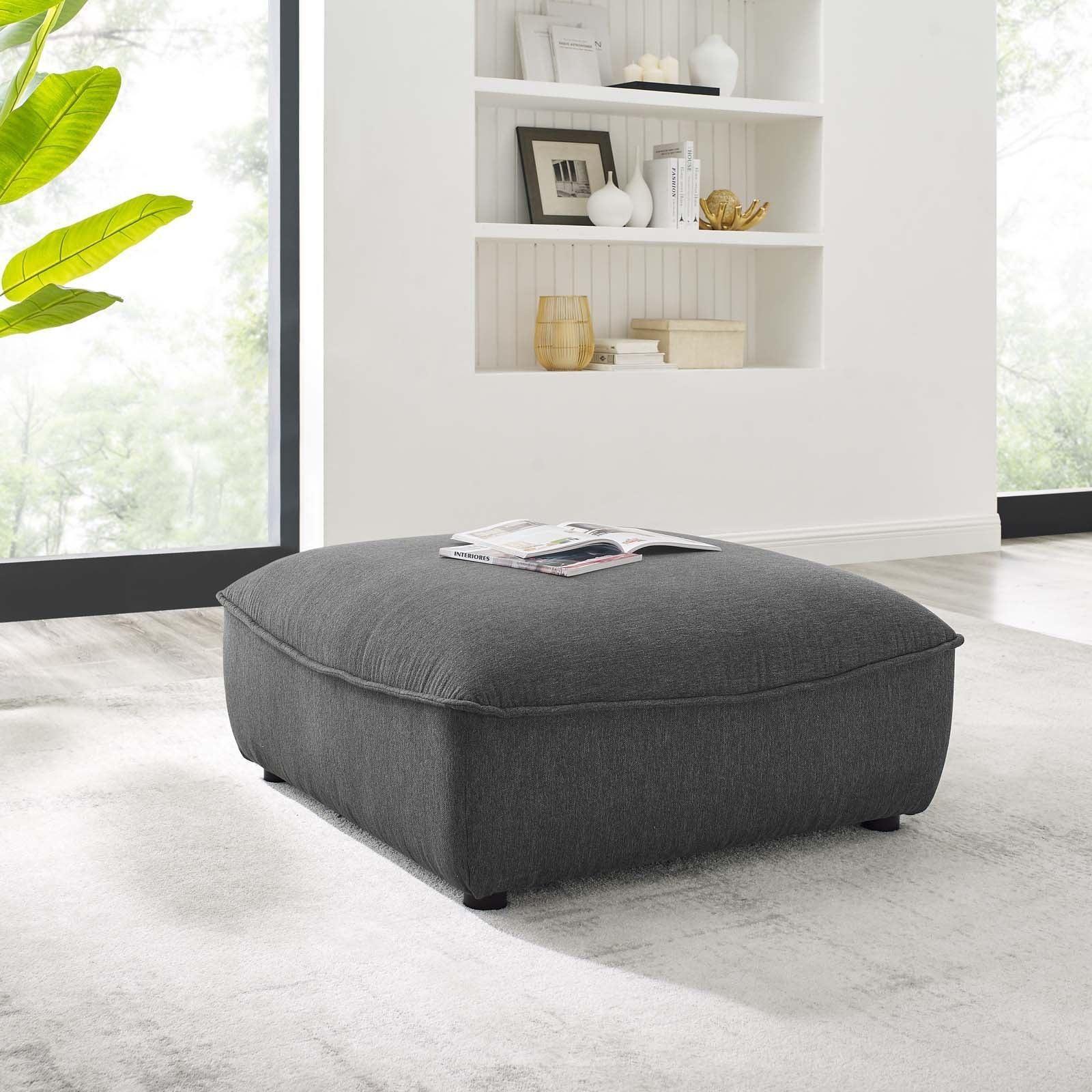 Modway Comprise Sectional Sofa Ottoman FredCo