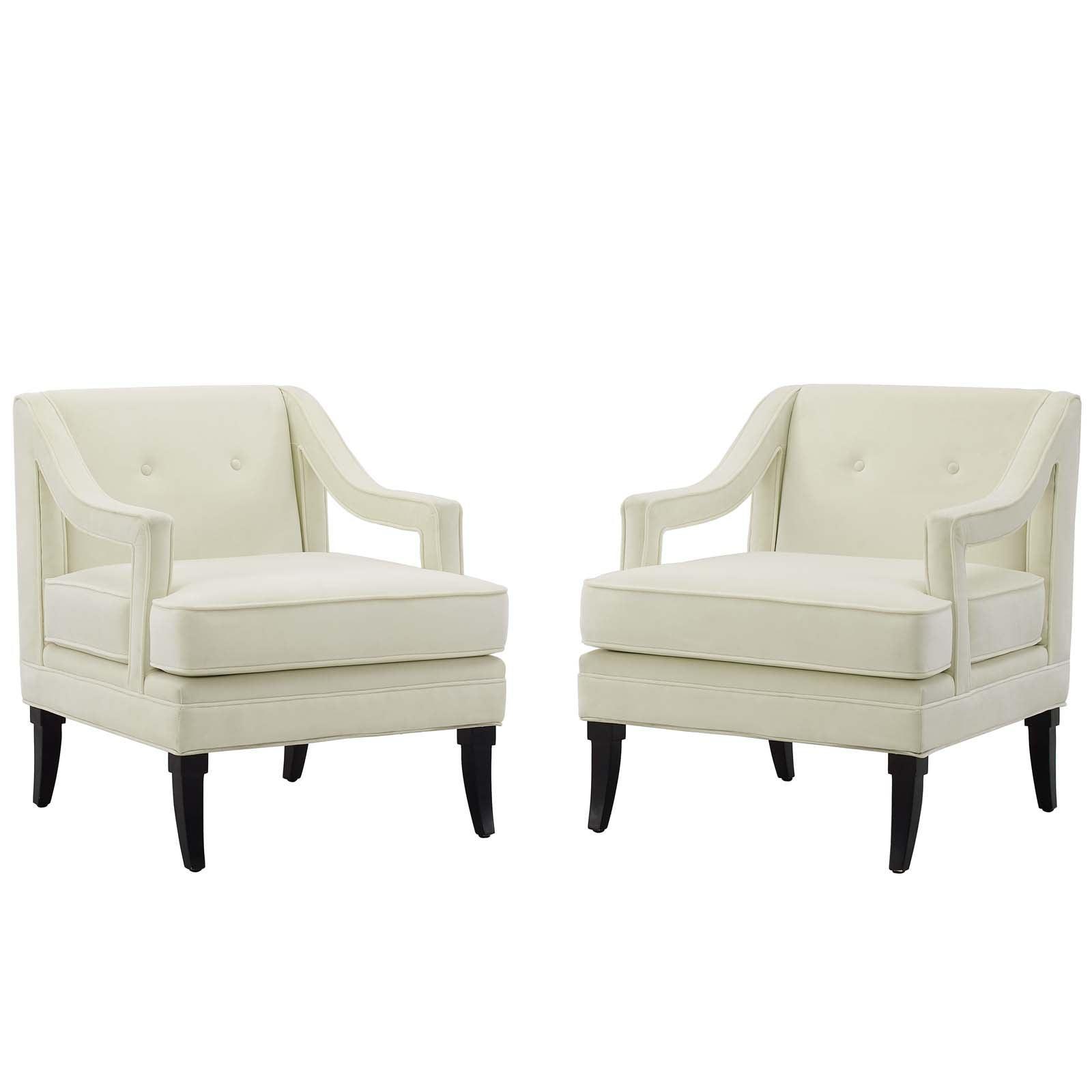 Modway Concur Living Room Set Performance Velvet Set of 2, EEI-4026 FredCo