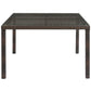 Modway Conduit 47" Outdoor Patio Wicker Rattan Dining Table FredCo