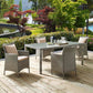Modway Conduit 5 Piece Outdoor Patio Wicker Rattan Dining Set FredCo