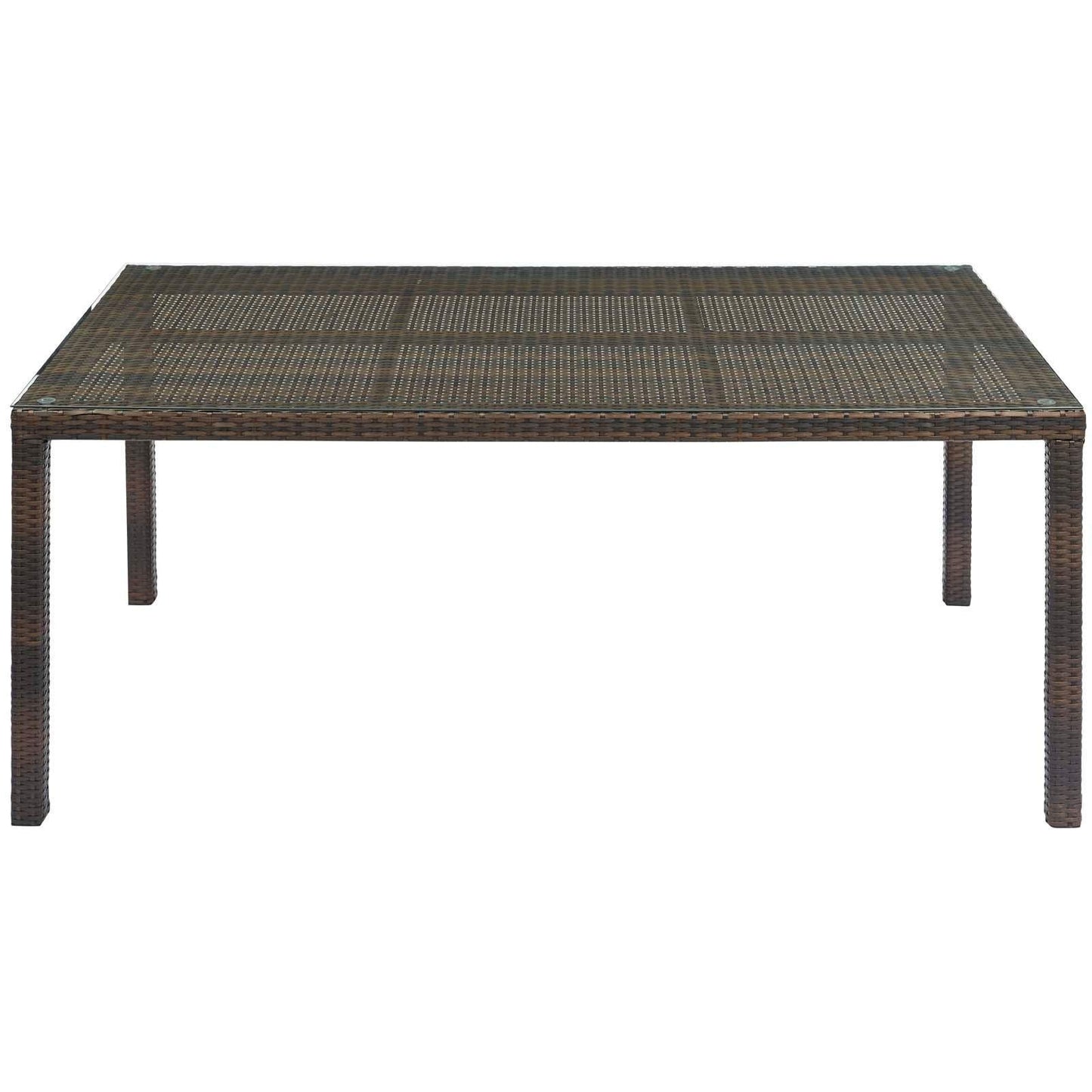 Modway Conduit 7 Piece Outdoor Patio Wicker Rattan Dining Set, EEI-4032 FredCo