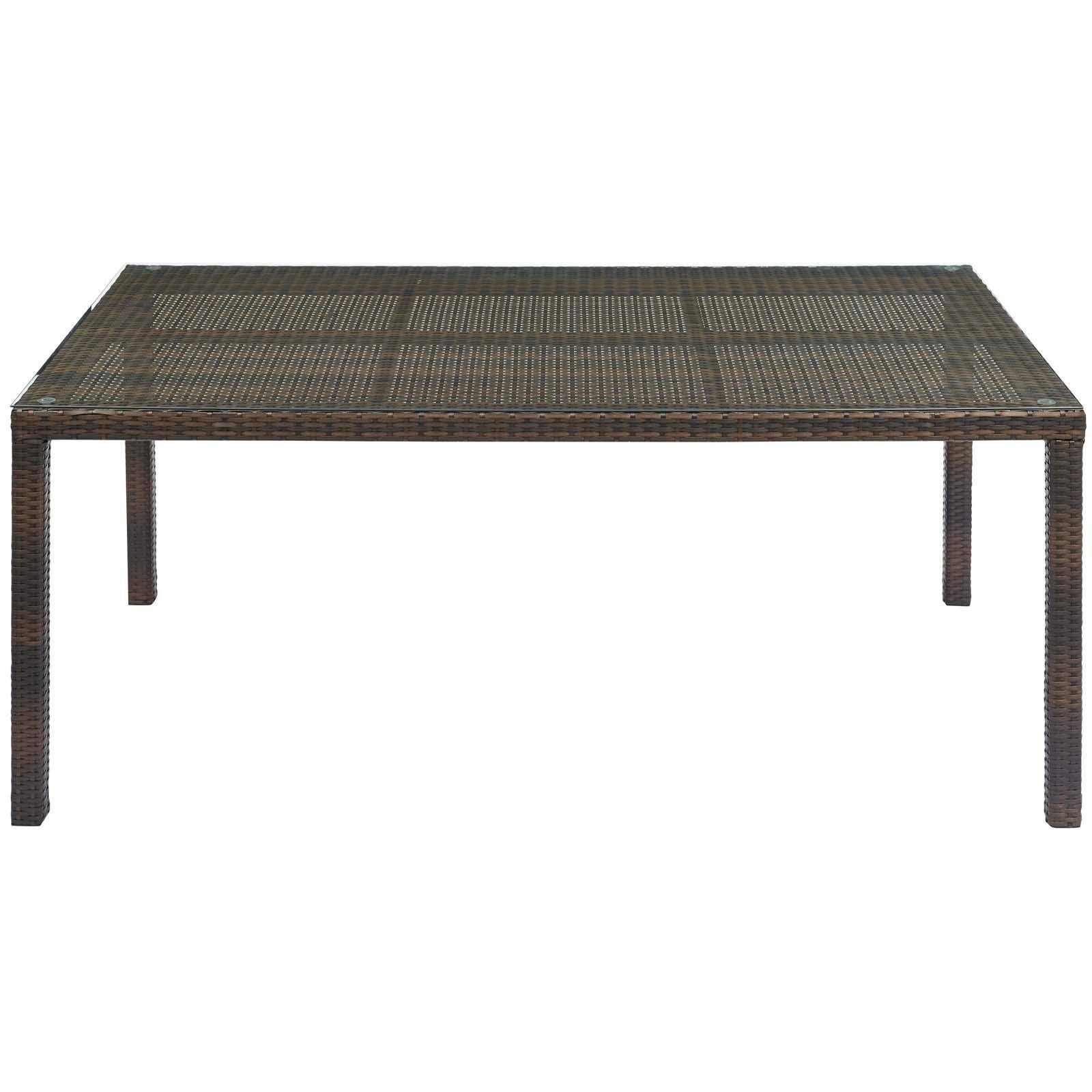 Modway Conduit 7 Piece Outdoor Patio Wicker Rattan Dining Set, EEI-4032 FredCo