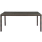 Modway Conduit 70" Outdoor Patio Wicker Rattan Dining Table FredCo