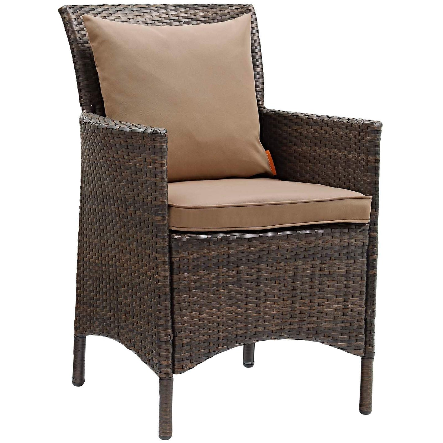 Modway Conduit Outdoor Patio Wicker Rattan Dining Armchair, EEI-2801 FredCo
