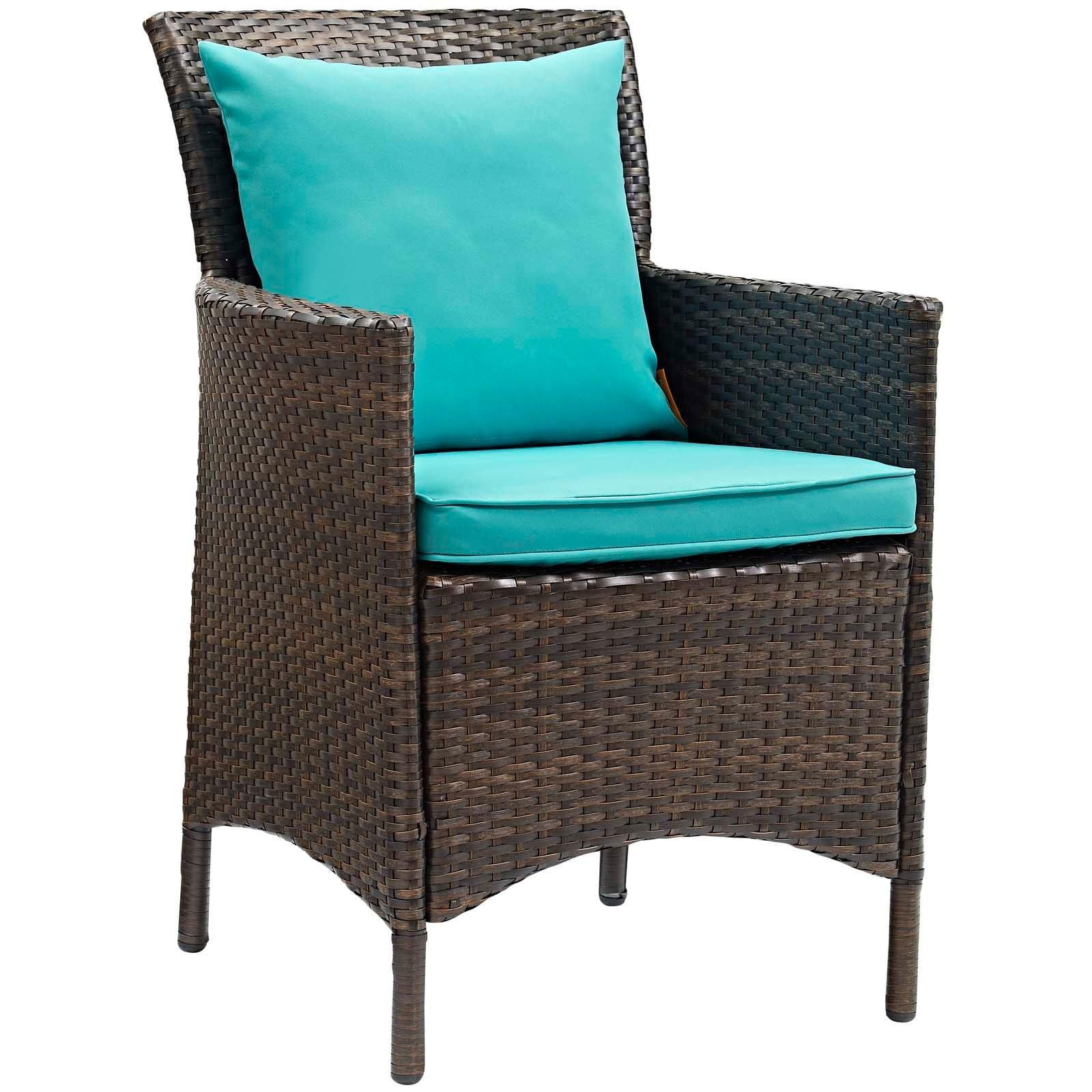 Modway Conduit Outdoor Patio Wicker Rattan Dining Armchair, EEI-2801 FredCo