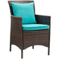 Modway Conduit Outdoor Patio Wicker Rattan Dining Armchair, EEI-2801 FredCo