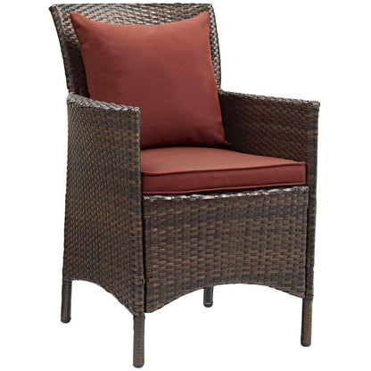 Modway Conduit Outdoor Patio Wicker Rattan Dining Armchair, EEI-2801 FredCo