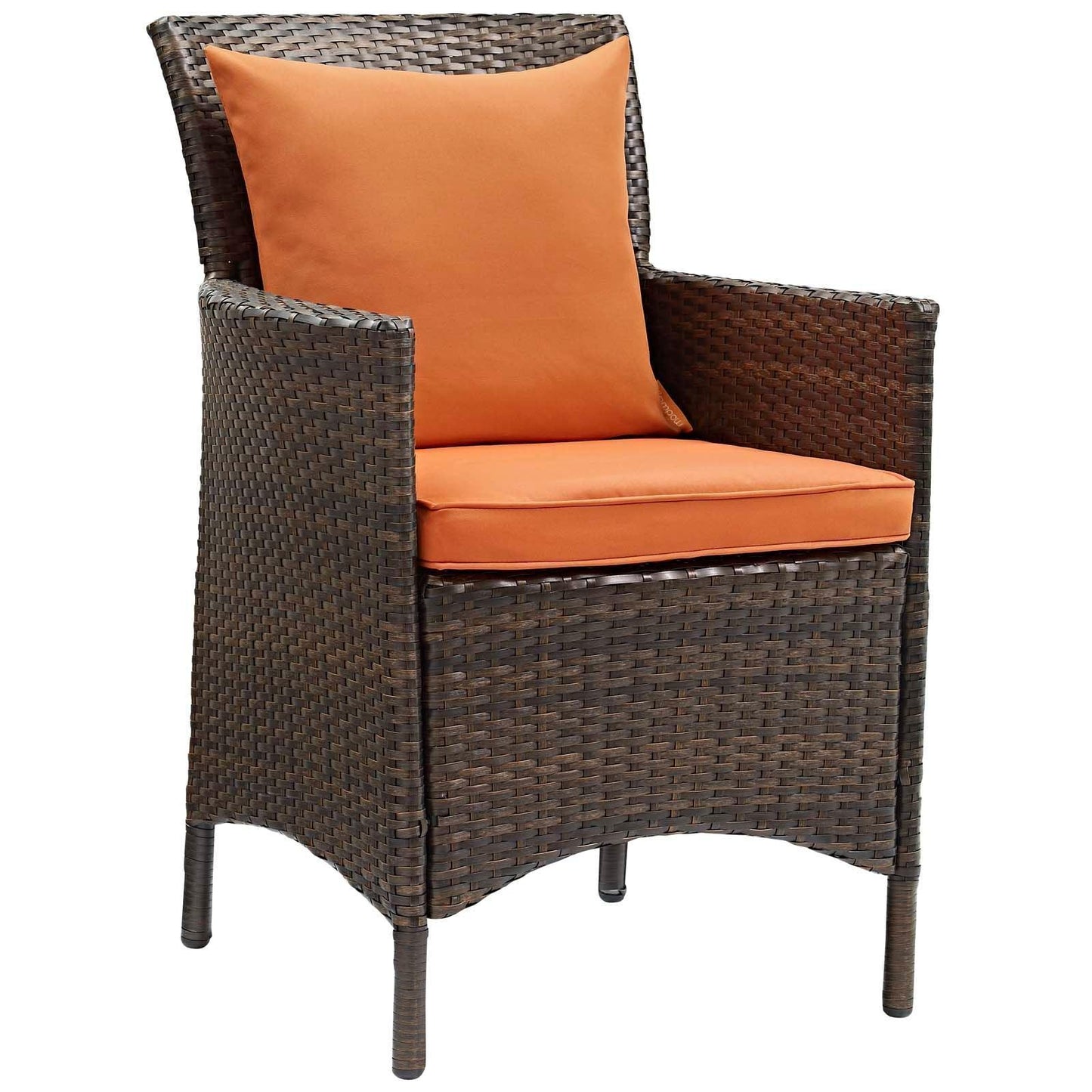Modway Conduit Outdoor Patio Wicker Rattan Dining Armchair, EEI-2801 FredCo