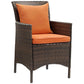 Modway Conduit Outdoor Patio Wicker Rattan Dining Armchair, EEI-2801 FredCo