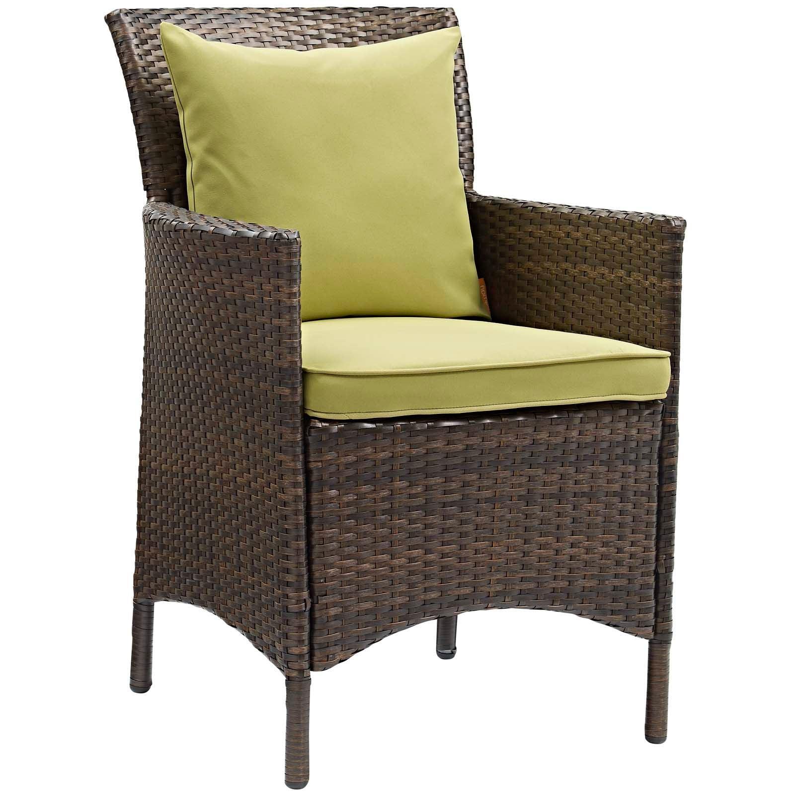 Modway Conduit Outdoor Patio Wicker Rattan Dining Armchair, EEI-2801 FredCo