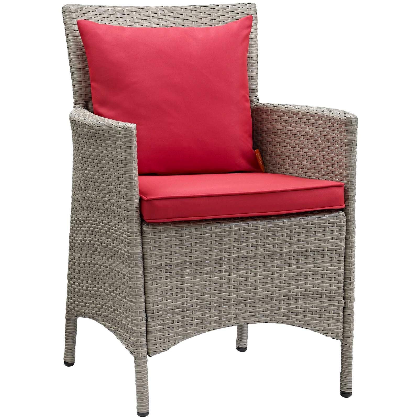 Modway Conduit Outdoor Patio Wicker Rattan Dining Armchair, EEI-2802 FredCo