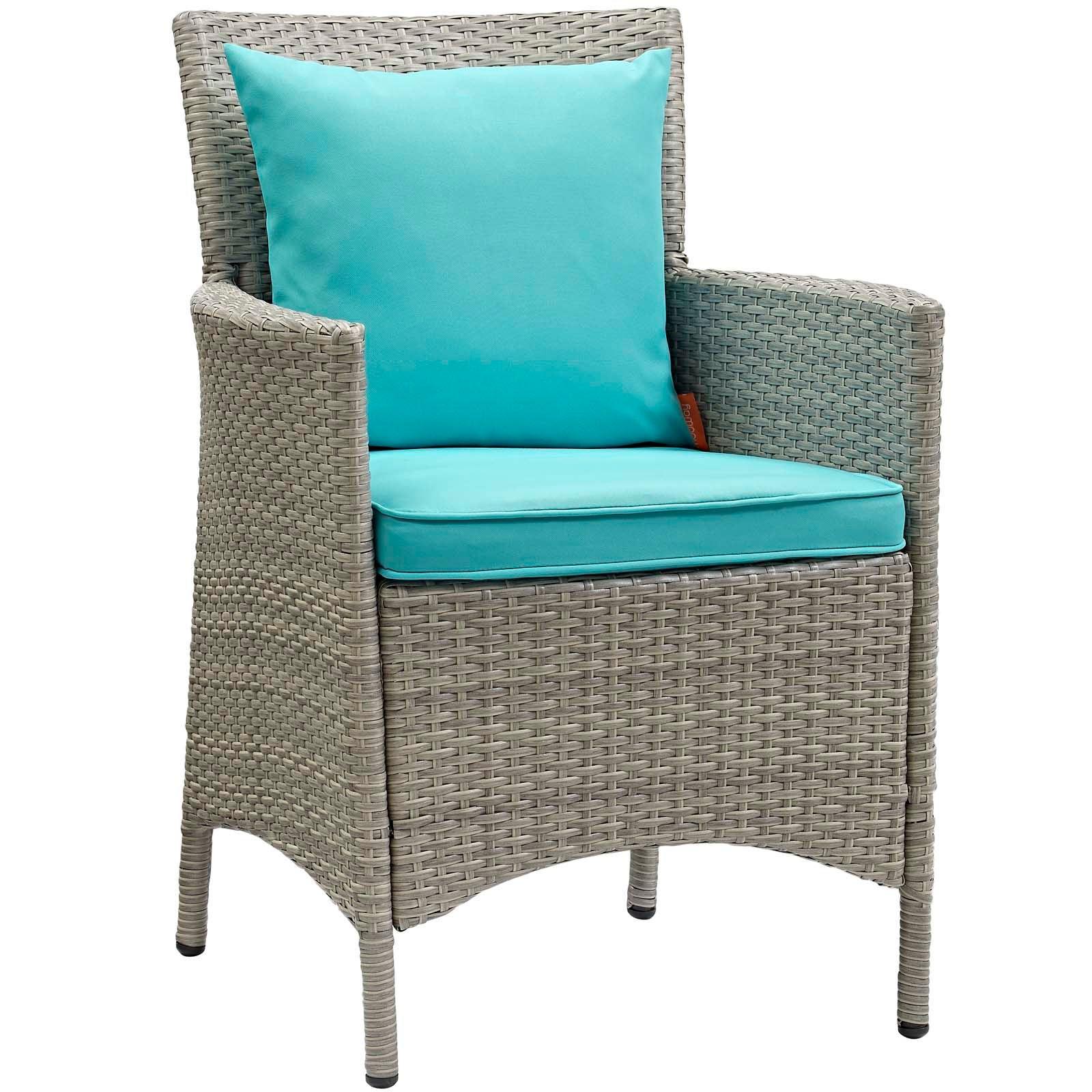 Modway Conduit Outdoor Patio Wicker Rattan Dining Armchair, EEI-2802 FredCo