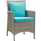 Modway Conduit Outdoor Patio Wicker Rattan Dining Armchair, EEI-2802 FredCo