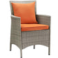 Modway Conduit Outdoor Patio Wicker Rattan Dining Armchair, EEI-2802 FredCo