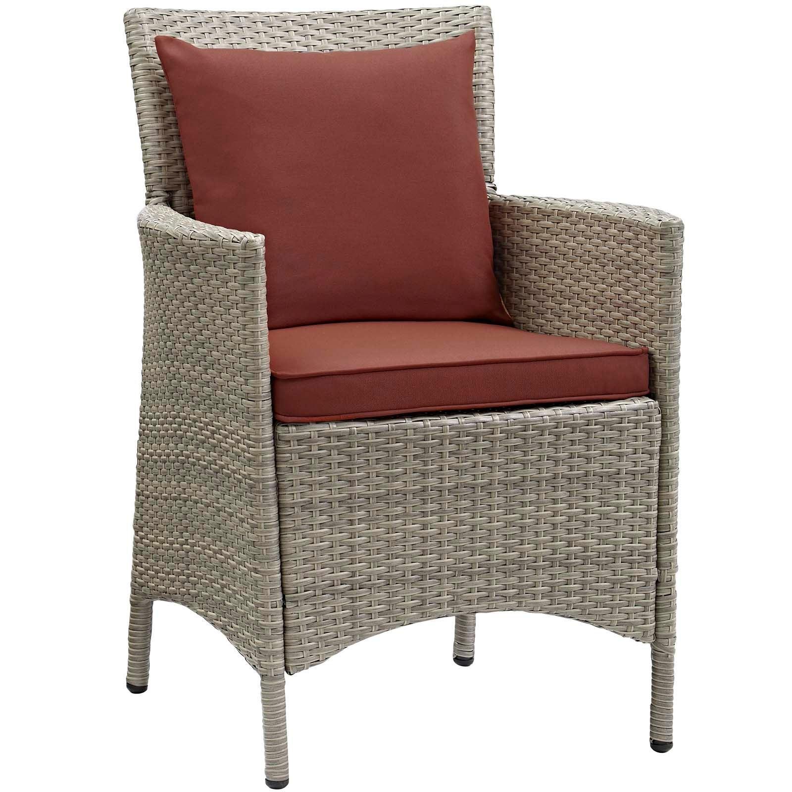 Modway Conduit Outdoor Patio Wicker Rattan Dining Armchair, EEI-2802 FredCo
