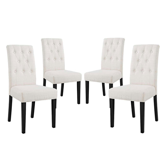 Modway Confer Dining Side Chair Fabric Set of 4 FredCo