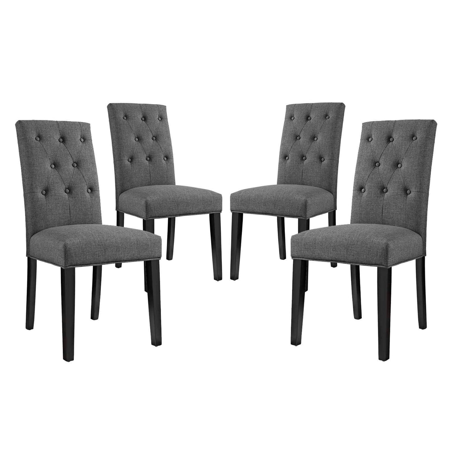 Modway Confer Dining Side Chair Fabric Set of 4 FredCo