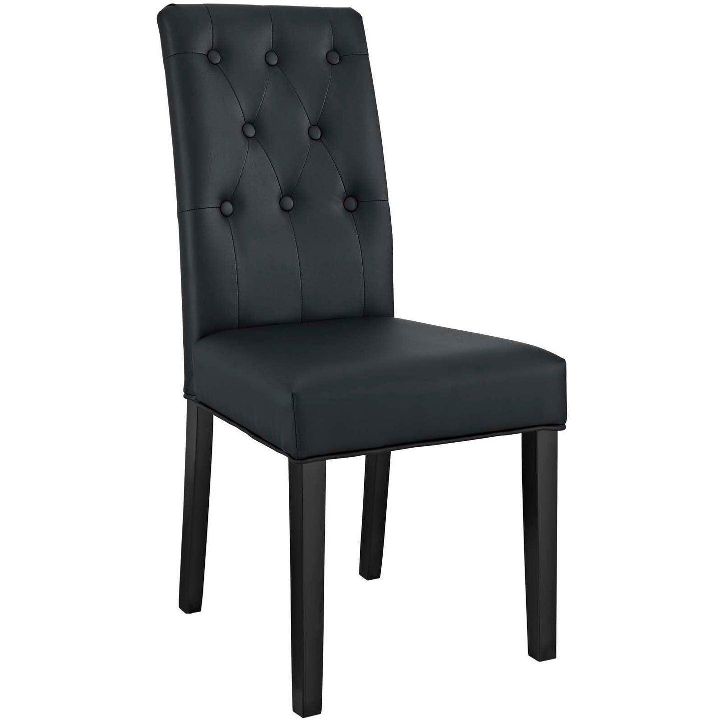 Modway Confer Dining Side Chair Vinyl Set of 2 FredCo