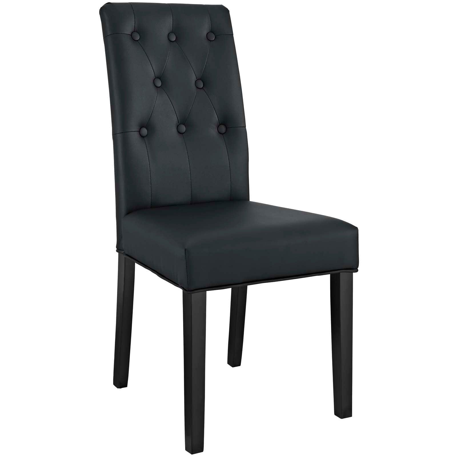 Modway Confer Dining Side Chair Vinyl Set of 2 FredCo