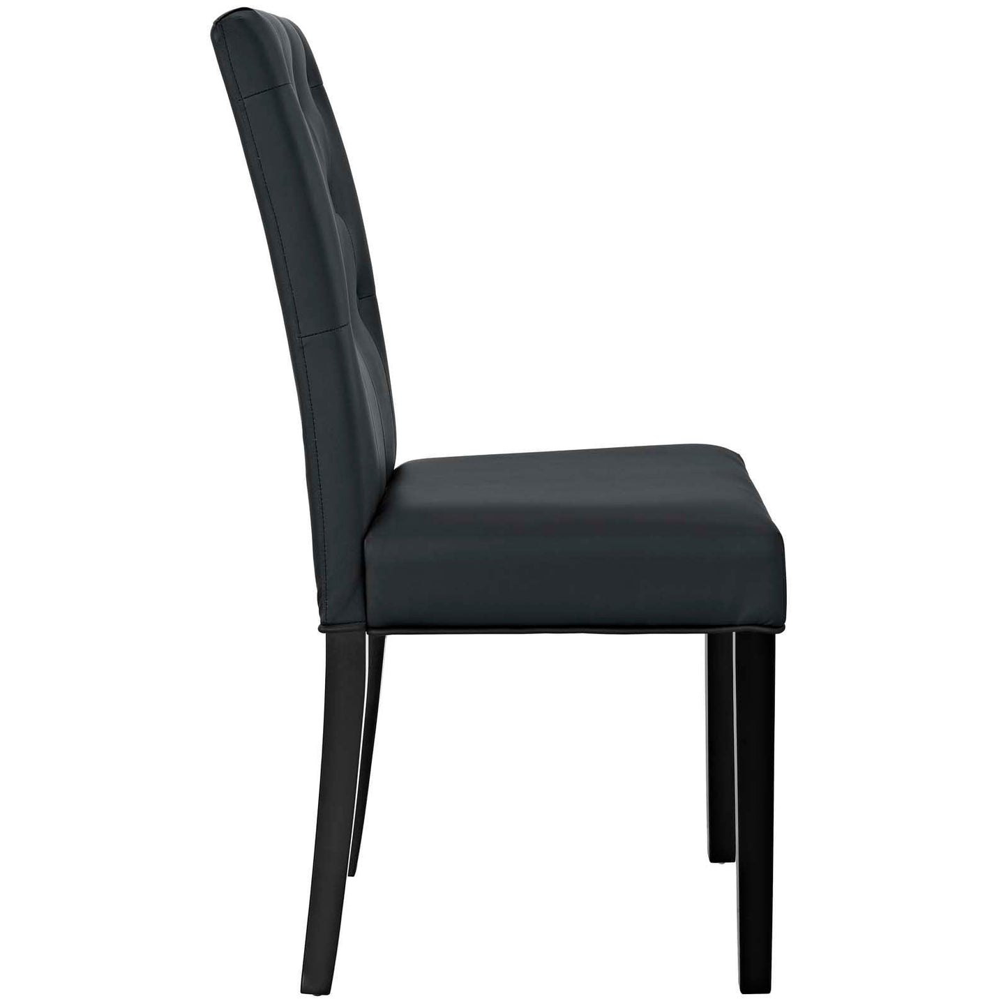 Modway Confer Dining Side Chair Vinyl Set of 4 FredCo