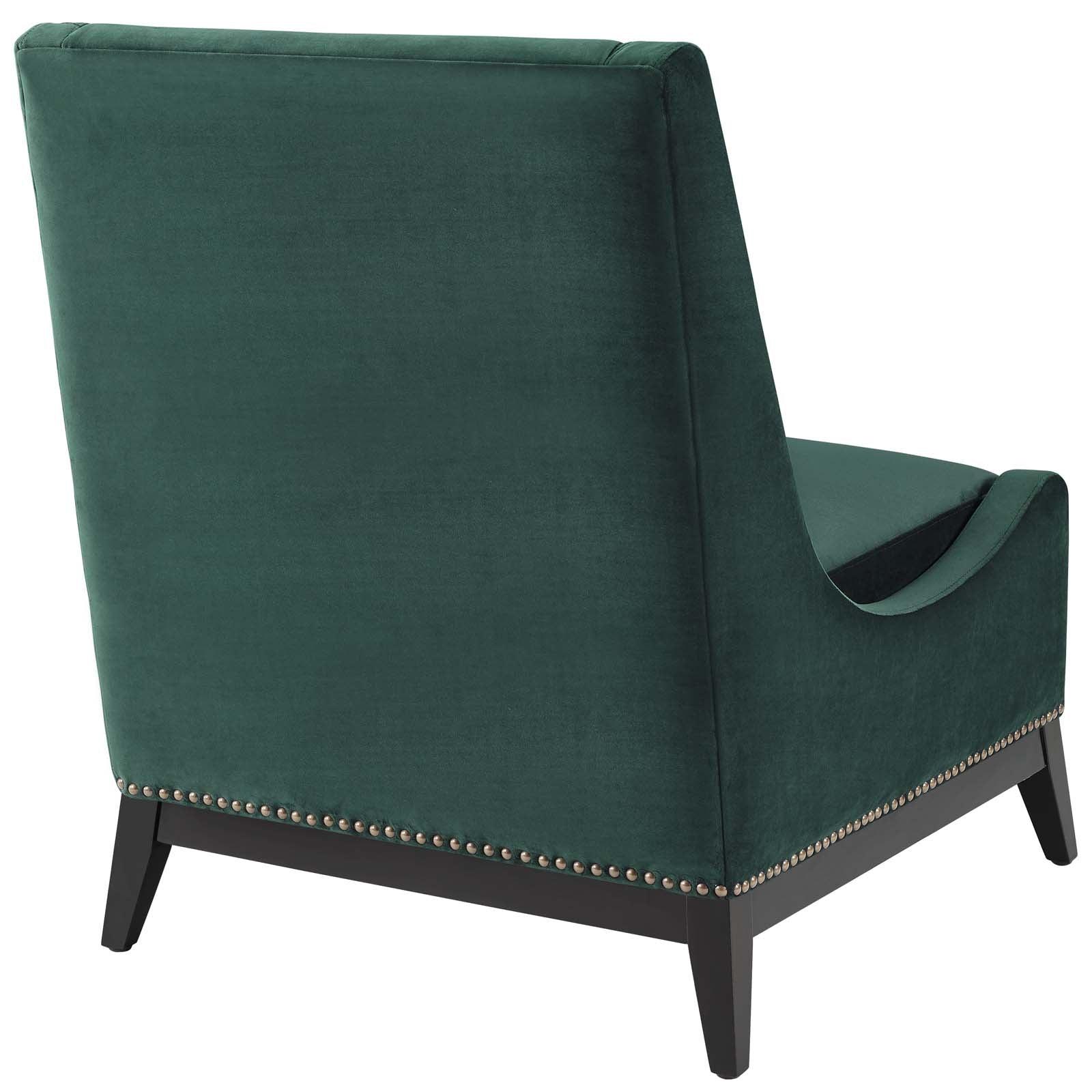 Modway Confident Accent Upholstered Performance Velvet Lounge Chair FredCo