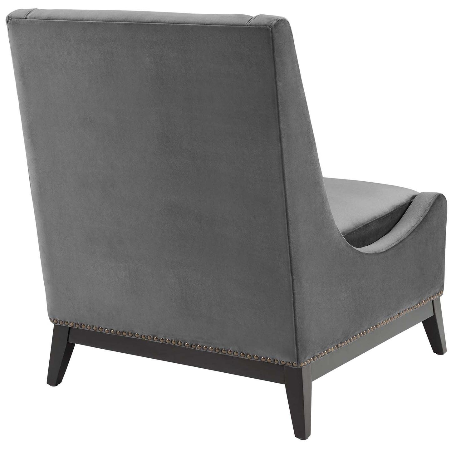 Modway Confident Lounge Chair Upholstered Performance Velvet Set of 2 FredCo