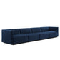 Modway Conjure Channel Tufted Performance Velvet 4-Piece Sofa FredCo