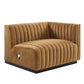 Modway Conjure Channel Tufted Performance Velvet 4-Piece Sofa FredCo