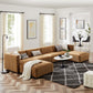 Modway Conjure Channel Tufted Performance Velvet 6-Piece Sectional FredCo