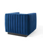 Modway Conjure Channel Tufted Performance Velvet Accent Armchair FredCo