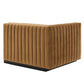 Modway Conjure Channel Tufted Performance Velvet Loveseat FredCo