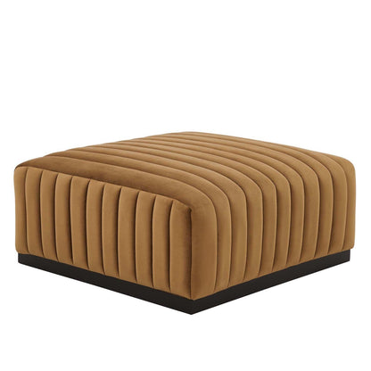 Modway Conjure Channel Tufted Performance Velvet Ottoman FredCo