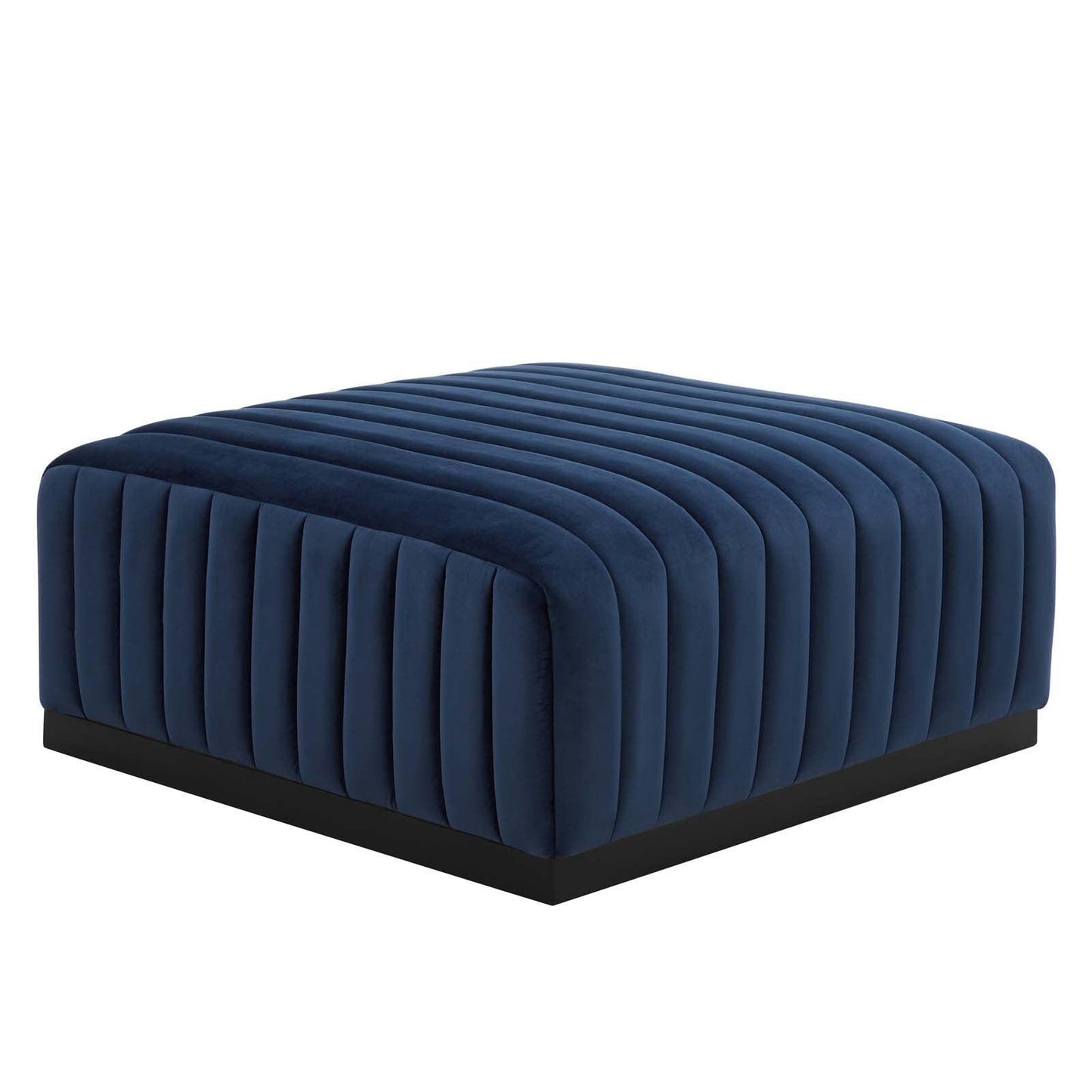 Modway Conjure Channel Tufted Performance Velvet Ottoman FredCo