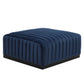 Modway Conjure Channel Tufted Performance Velvet Ottoman FredCo