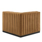 Modway Conjure Channel Tufted Performance Velvet Right Corner Chair FredCo