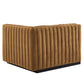 Modway Conjure Channel Tufted Performance Velvet Sofa FredCo