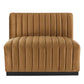 Modway Conjure Channel Tufted Performance Velvet Sofa FredCo