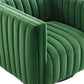 Modway Conjure Channel Tufted Performance Velvet Swivel Armchair FredCo