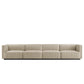 Modway Conjure Channel Tufted Upholstered Fabric 4-Piece Sofa FredCo