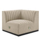 Modway Conjure Channel Tufted Upholstered Fabric 6-Piece U-Shaped Sectional FredCo