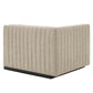 Modway Conjure Channel Tufted Upholstered Fabric Loveseat FredCo