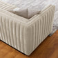 Modway Conjure Channel Tufted Upholstered Fabric Sofa FredCo