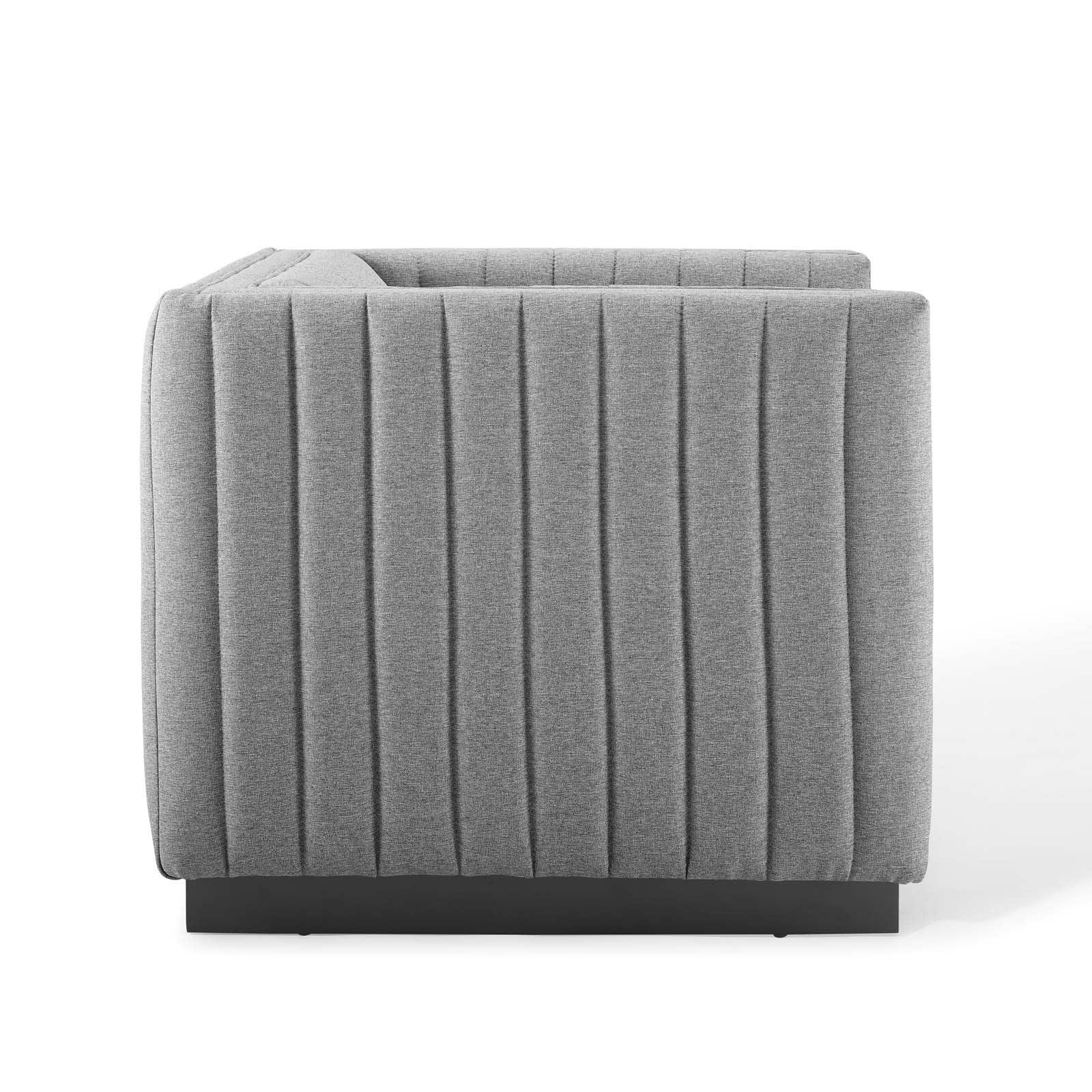 Modway Conjure Tufted Armchair Upholstered Fabric Set of 2 FredCo