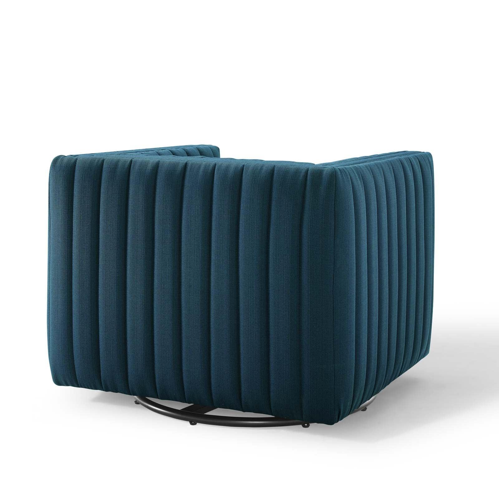 Modway Conjure Tufted Swivel Upholstered Armchair FredCo