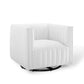 Modway Conjure Tufted Swivel Upholstered Armchair FredCo