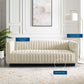 Modway Conjure Tufted Upholstered Fabric Sofa FredCo