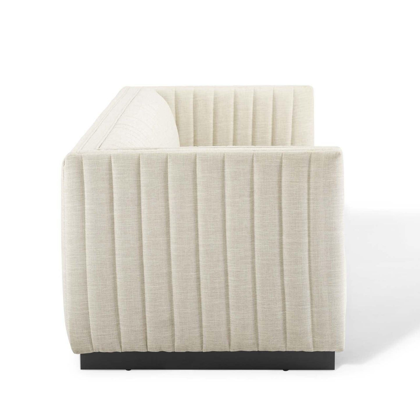 Modway Conjure Tufted Upholstered Fabric Sofa FredCo