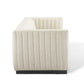 Modway Conjure Tufted Upholstered Fabric Sofa FredCo