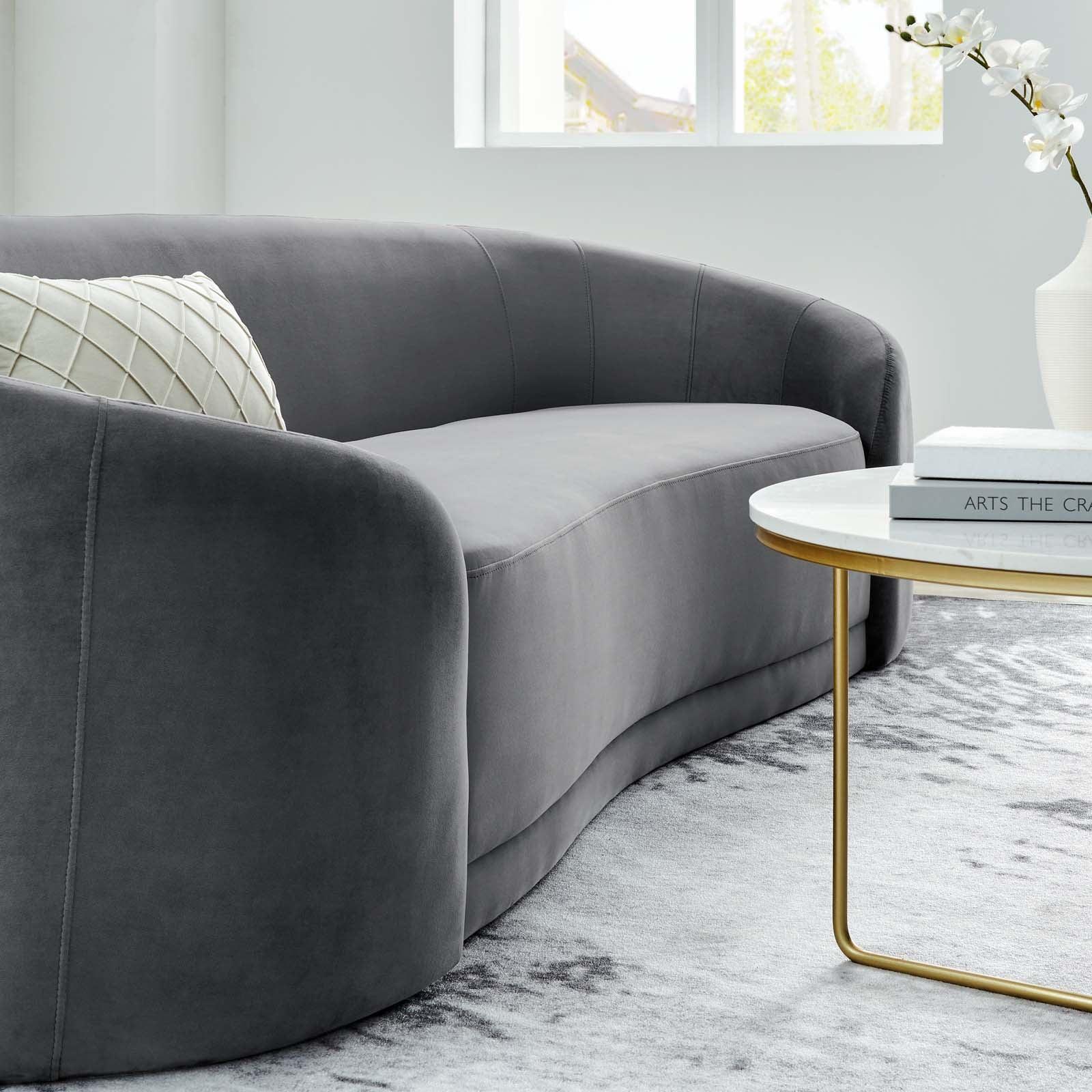 Modway Contessa Performance Velvet Sofa FredCo